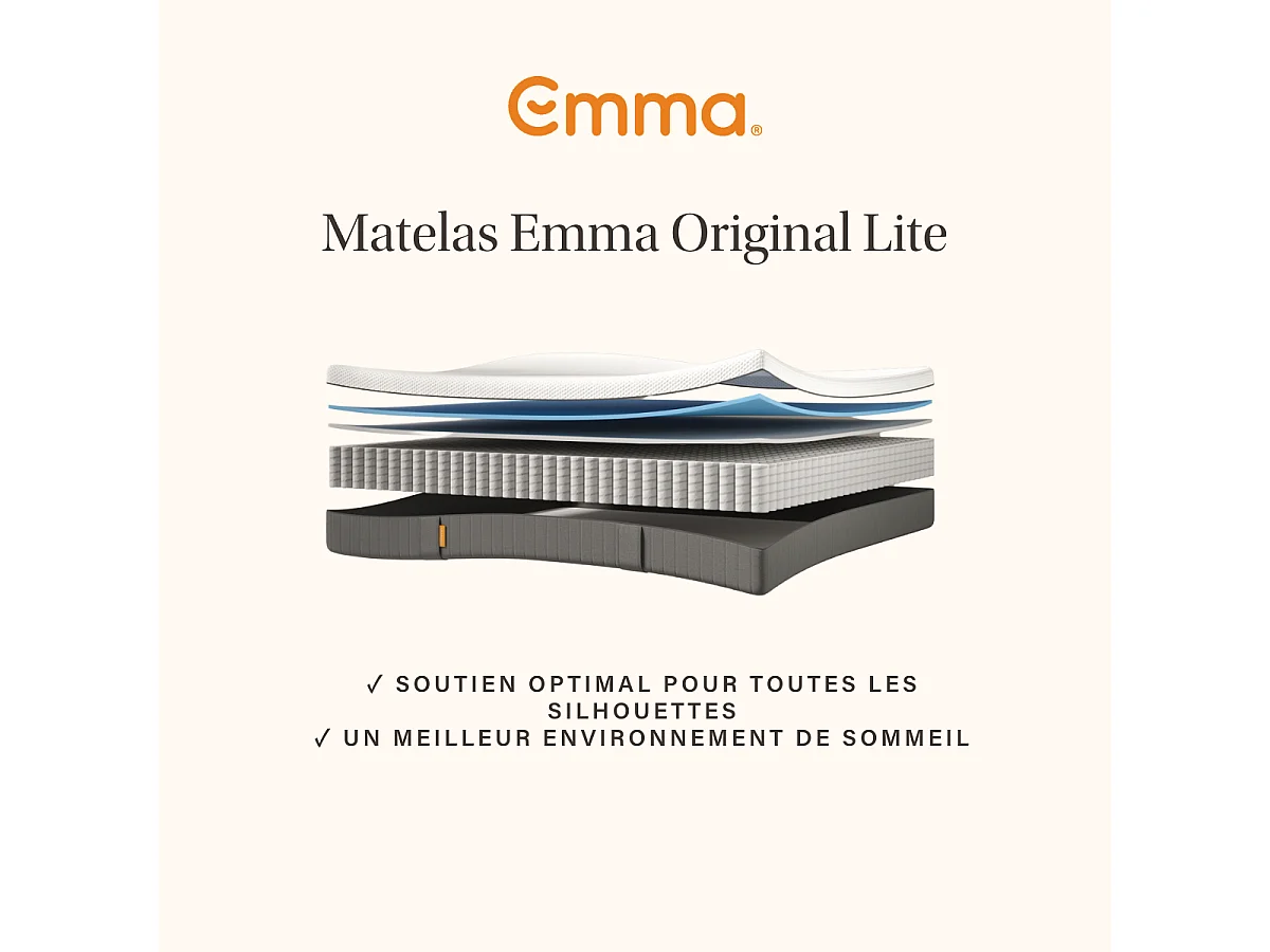 Colchón Emma Original Lite 150x190 cm