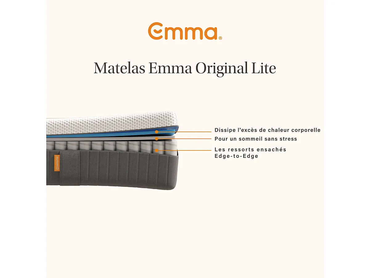 Colchón Emma Original Lite 150x190 cm