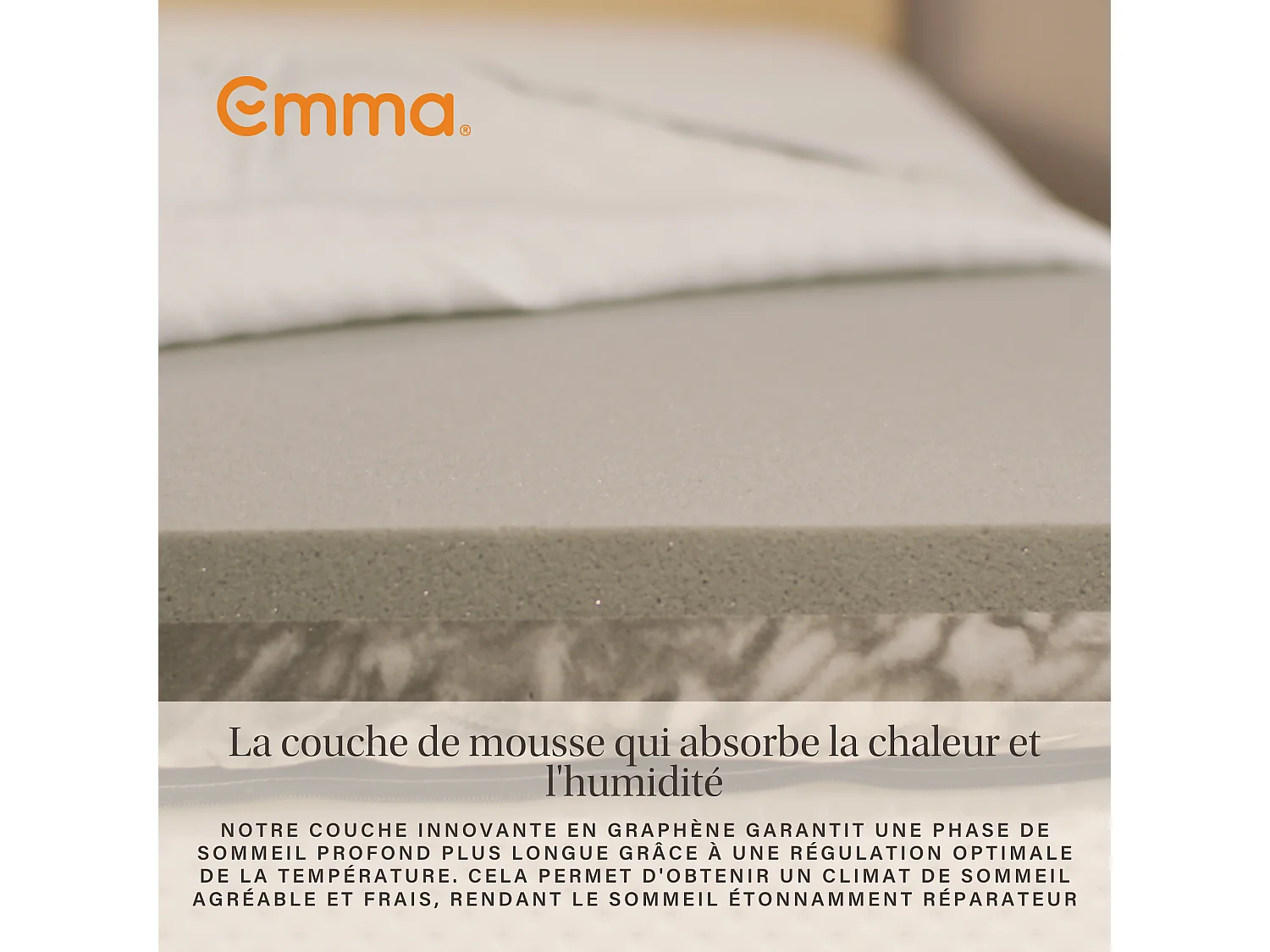 Surmatelas Emma Original Pro 140 x 190 cm