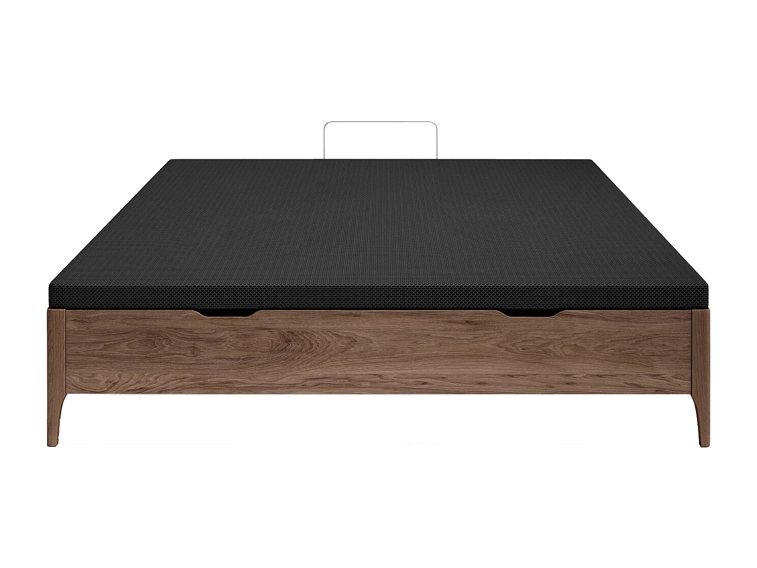 Sommier coffre 160 x 200 cm - Naturel foncé - VEONA de YSMÉE