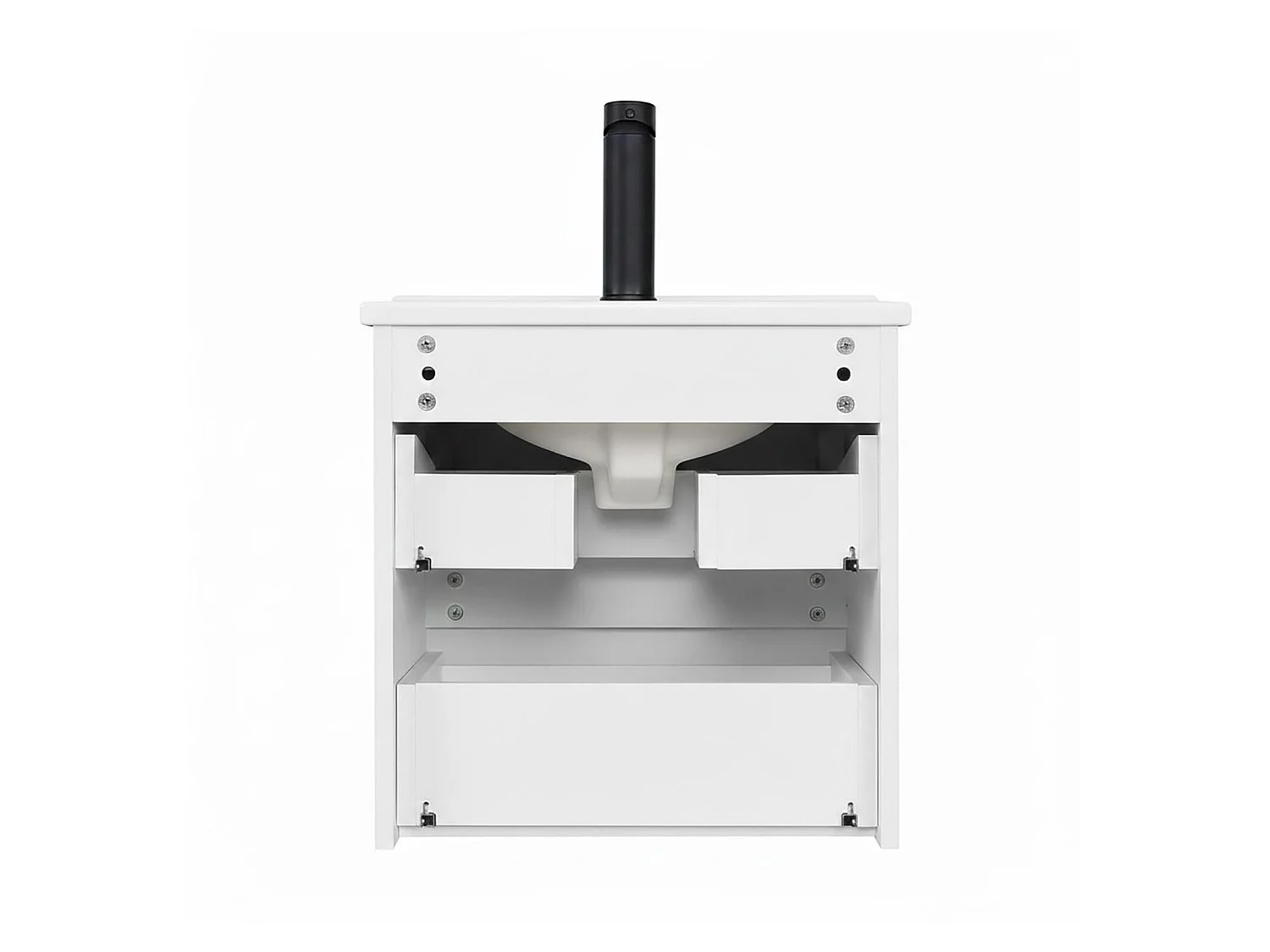 Mobile lavabo sospeso 45cm con piano ceramica SORRENTO