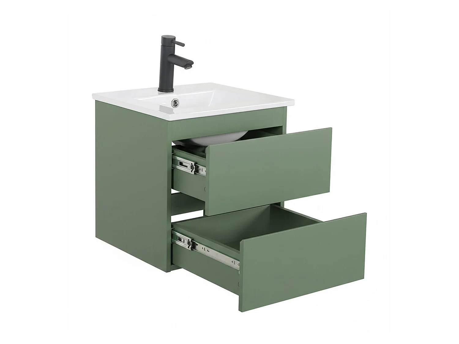 Mobile lavabo sospeso 45cm con piano ceramica SORRENTO