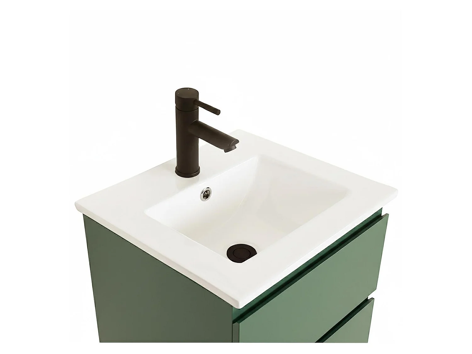 Mobile lavabo sospeso 45cm con piano ceramica SORRENTO