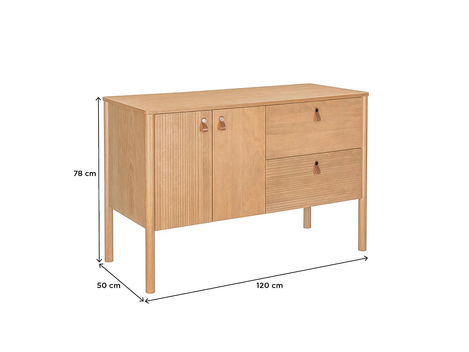 Mobile doppio lavello JOY 120 cm