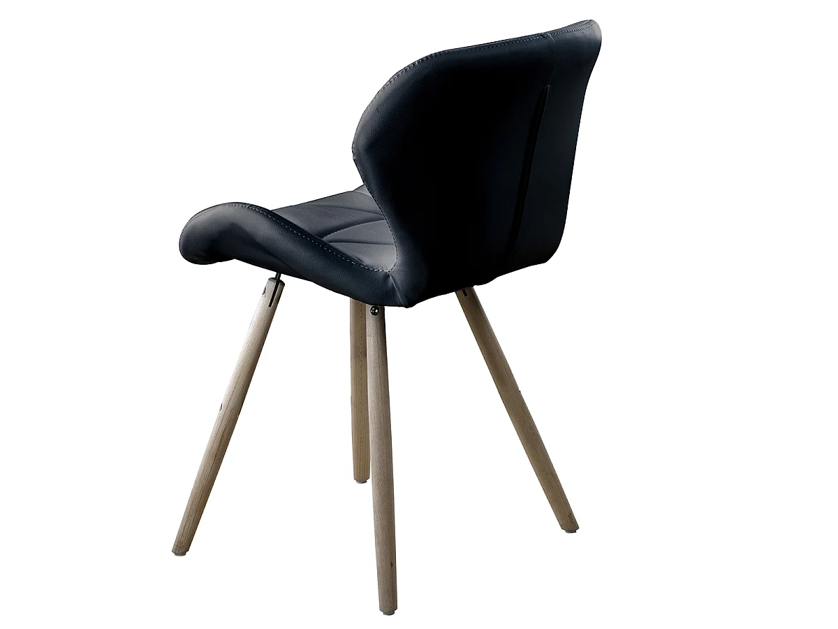 Scandinavische Stijl Stockholm Stoel met Beukenhouten Poten - Modern, Ergonomisch, Makkelijk schoon te maken