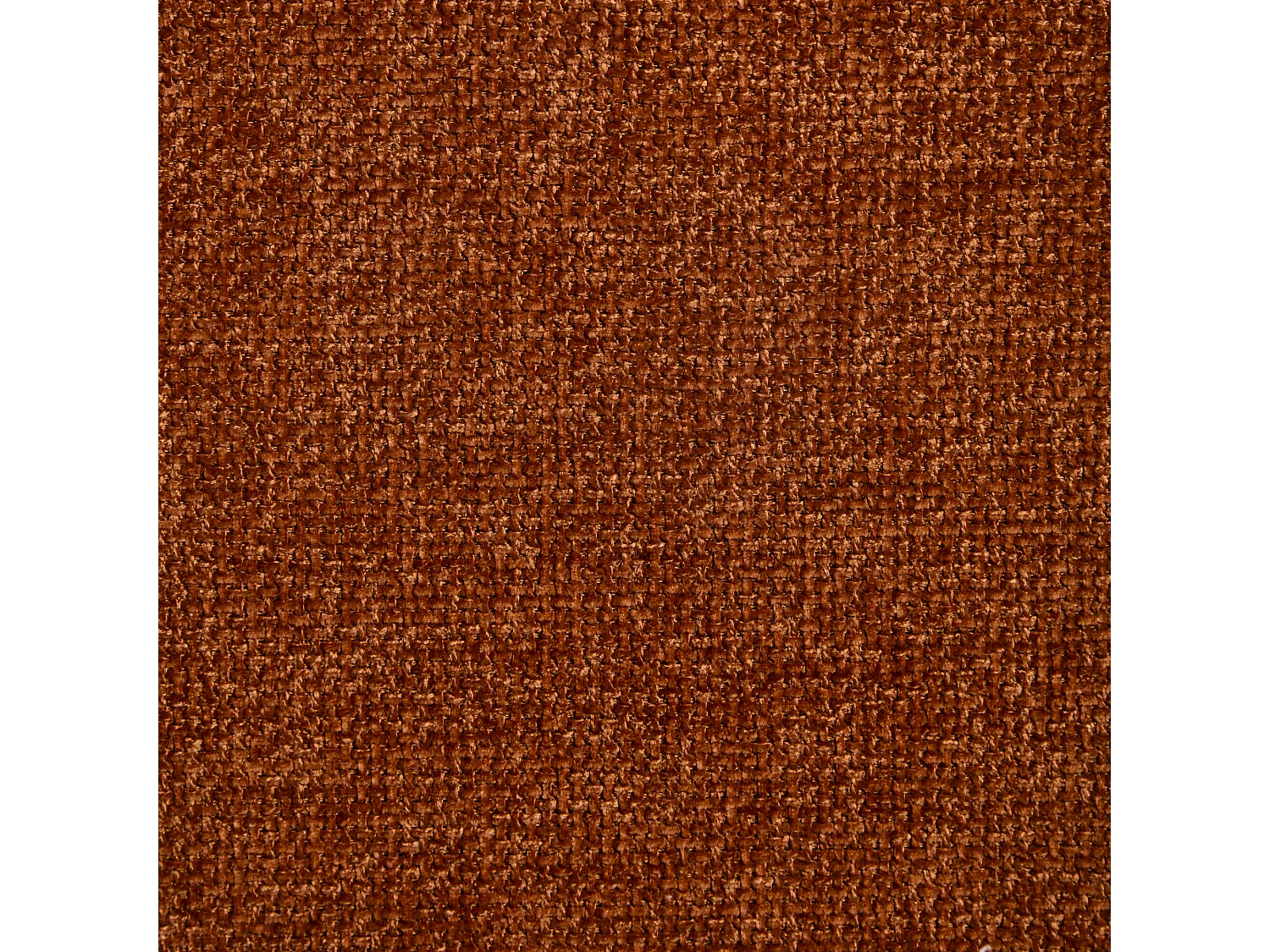 Pouf NOOMA en velours chenillé terracotta