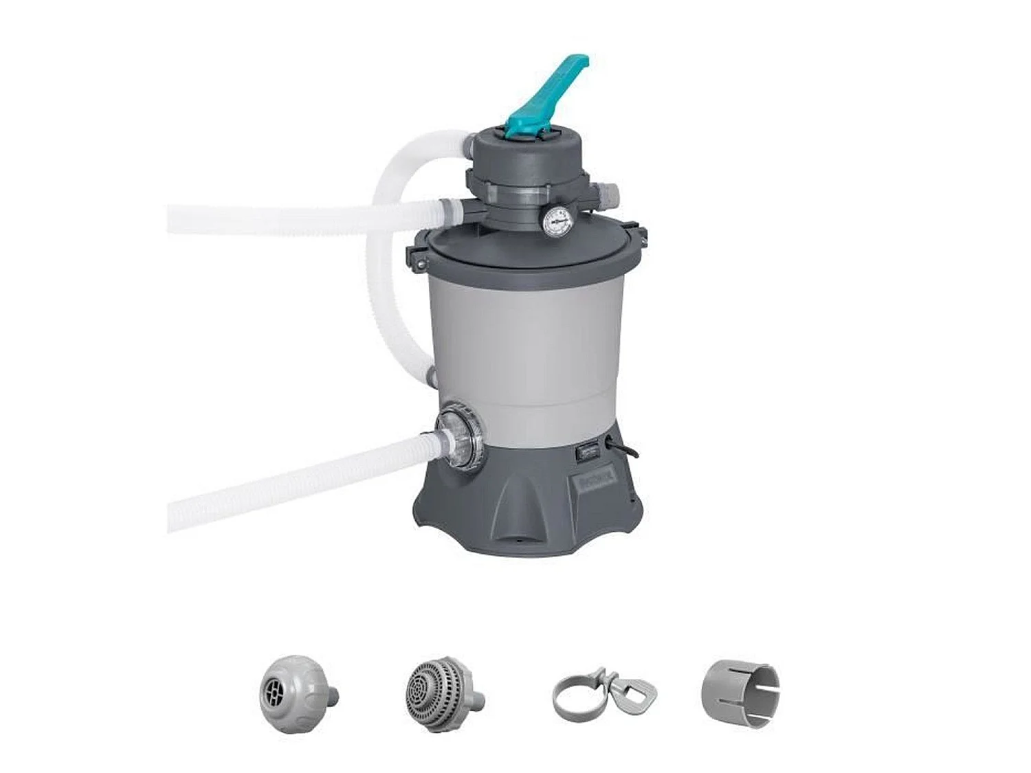 Bestway® 3 596 L/u Zandfilterpomp voor bovengrondse zwembaden tot 18 m3 - 6-standen handvat
