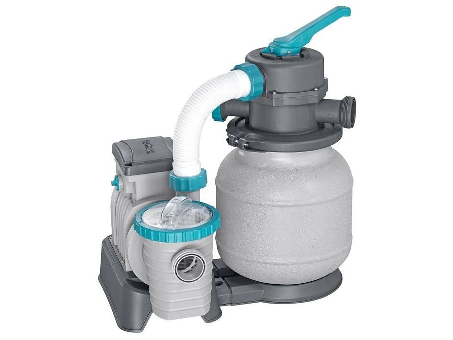 Bestway® 6.056 L/u Zandfilterpomp voor Opzetzwembaden tot 42 m3 - 6-wegklepsysteem