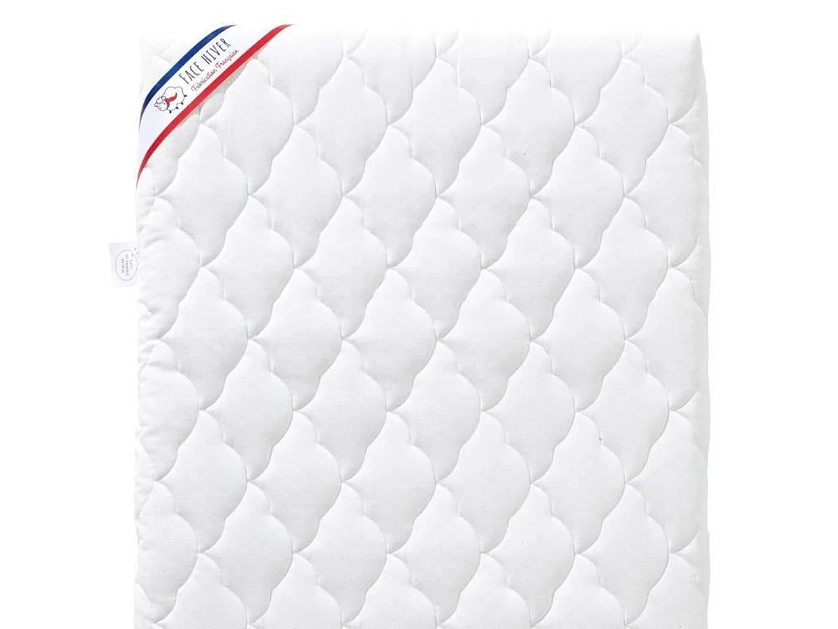 P'TIT LIT Baby Matras 70 x 140 x 10 cm - Omkeerbaar, Ademend, Anti-Acariens