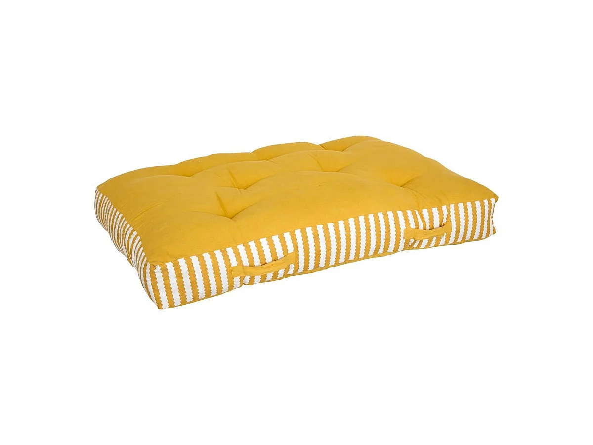 Coussin Palette Extérieur "Poolside" 80x120cm Jaune