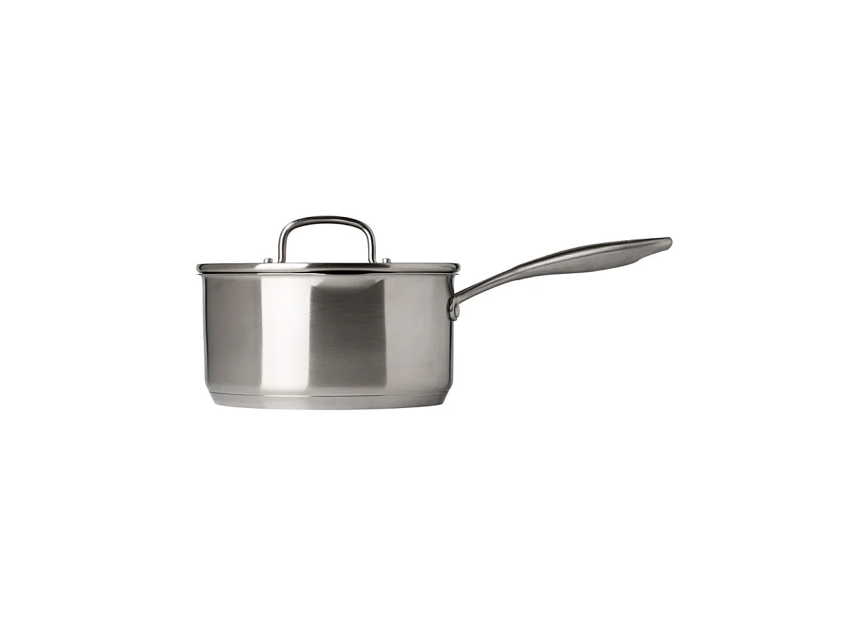 Cazo Infinity Pyrex 1,5L con tapa acero inoxidable Ø18 cm