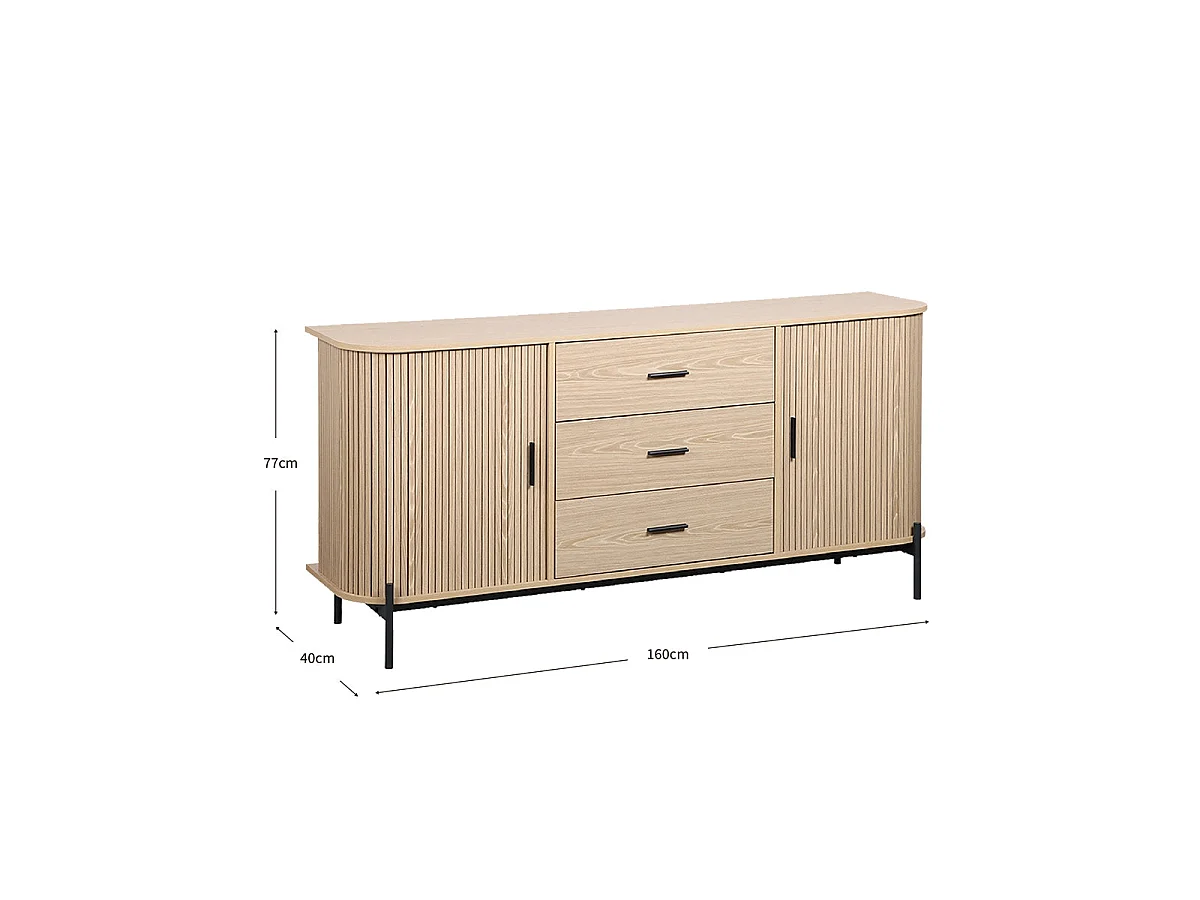 Aparador Erma - Color Madera natural - Homekit