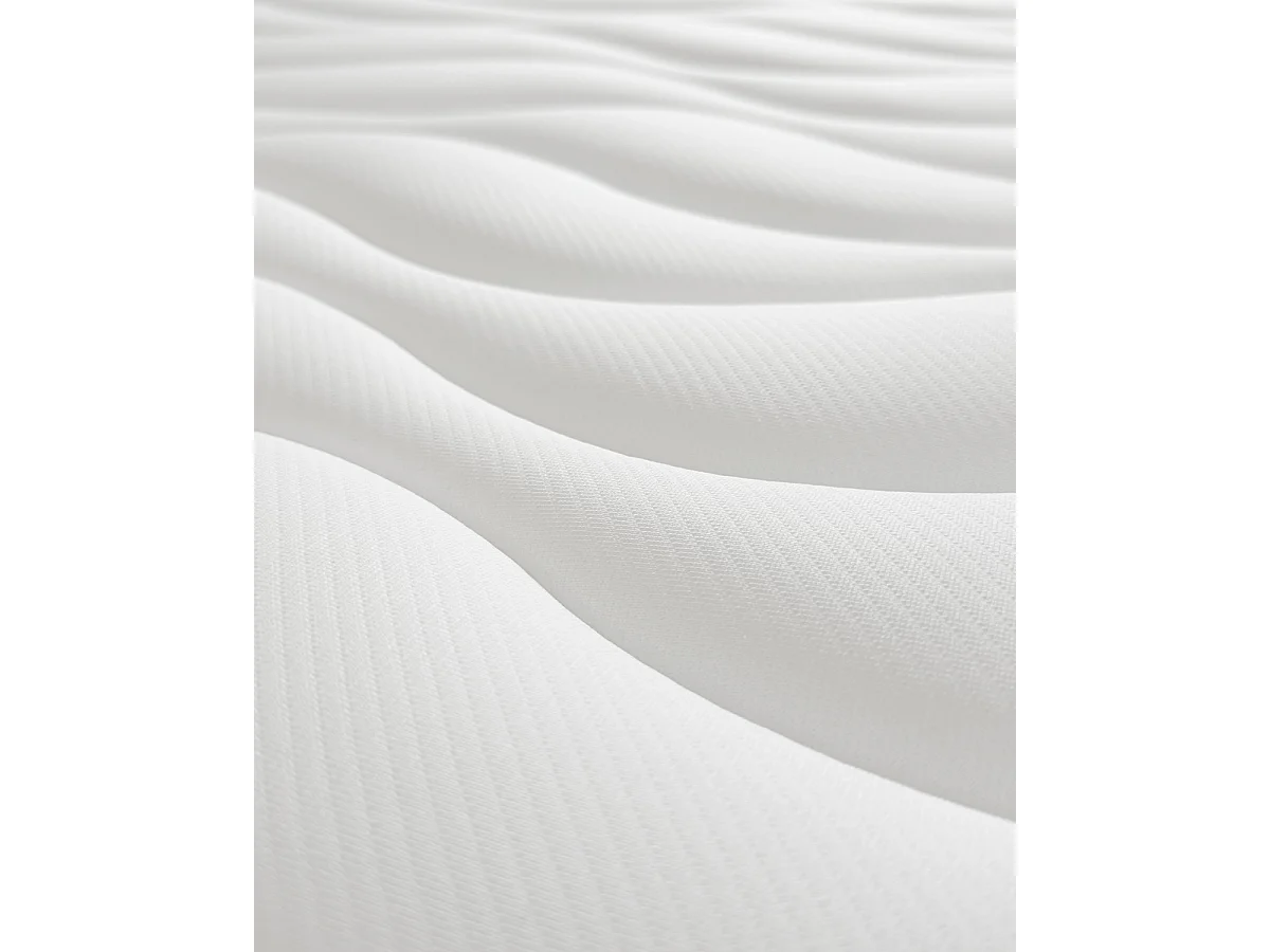 Pack somier lama ancha con Colchón viscoelástico Nova 90 x 190 cm | Altura 15cm | Firmeza media alta | Tejido Transpirable y Antiacaros