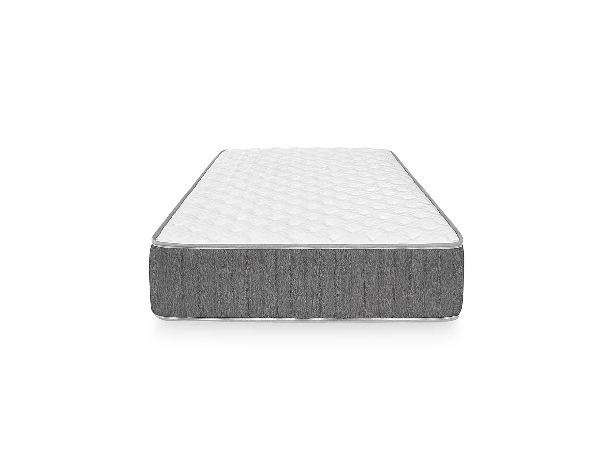 Pack somier lama ancha con Colchón viscoelástico con muelles Aurea 105 x 190 cm | Altura 27cm | Firmeza media alta | Tejido Transpirable y Antiacaros