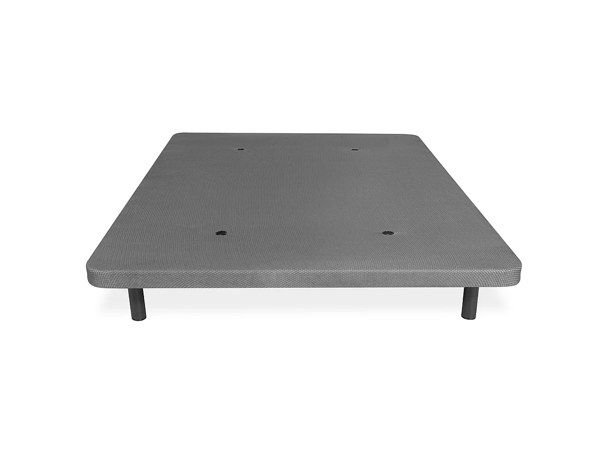 Pack Base tapizada Dollie con Colchón viscoelástico Nova Plus 150 x 190 cm | Altura 20 cm | Firmeza media alta | Tejido Transpirable y Antiacaros