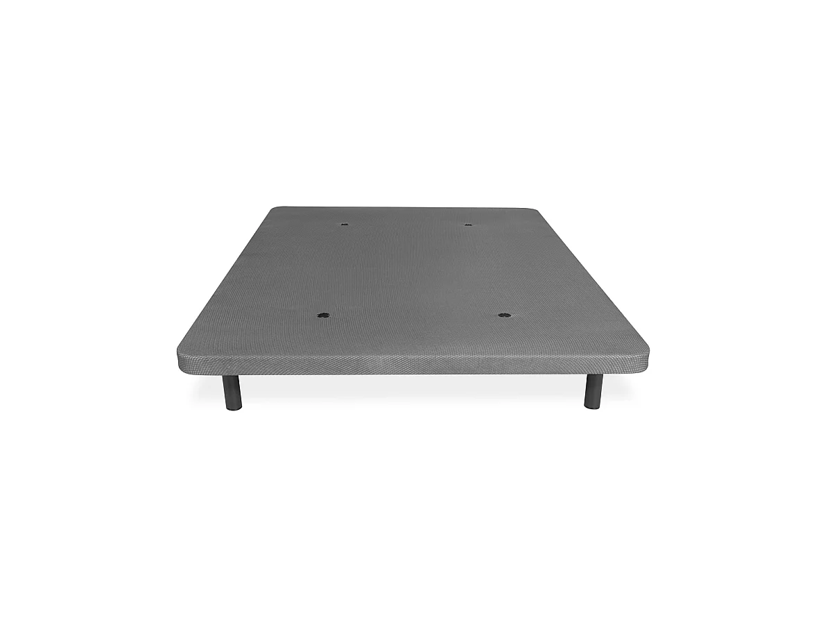 Pack Base tapizada Dollie con Colchón viscoelástico con muelles Aurea 90 x 190cm | Altura 27cm | Firmeza media alta | Tejido Transpirable y Antiacaros