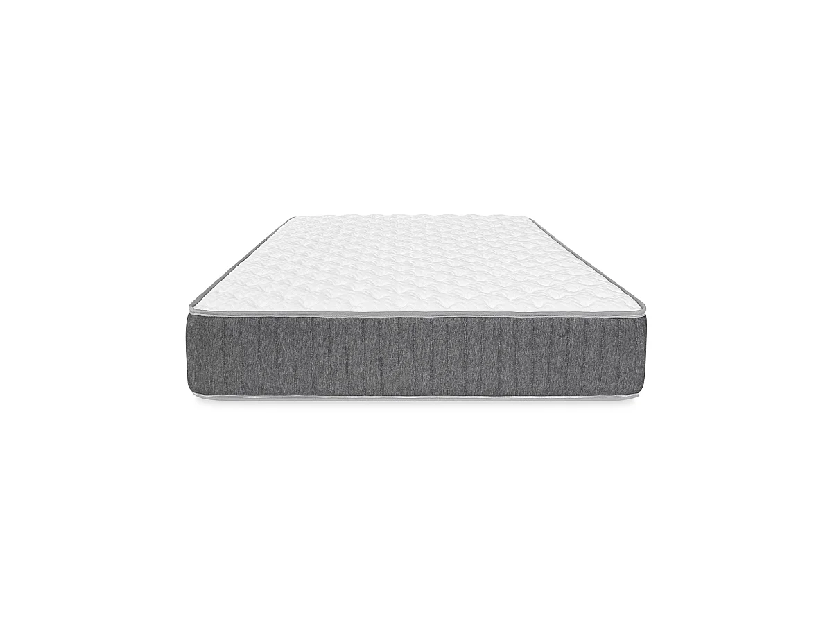 Pack Base tapizada Dollie con Colchón viscoelástico con muelles Aurea 150 x 190cm | Altura 27cm | Firmeza media alta | Tejido Transpirable