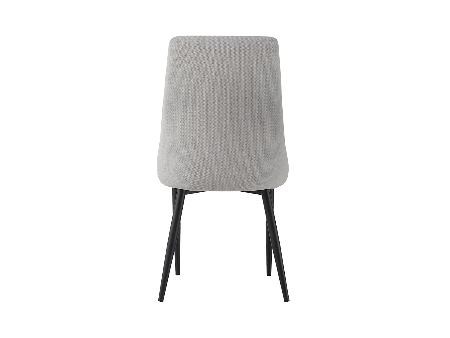 Set de 4 sillas de comedor tapizadas agnes  gris para hogar moderno mueble de almacenaje  - Homekit