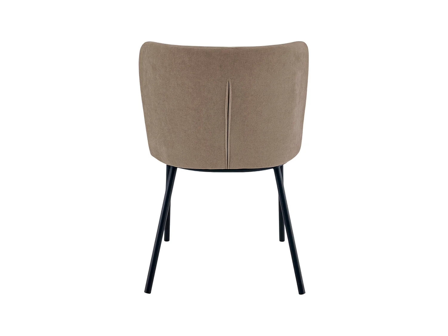 Set de 2 sillas de comedor tapizadas glenna marrón  para hogar moderno mueble de almacenaje  - Homekit