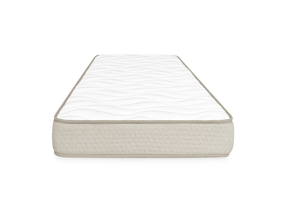 Pack Base tapizada Dollie con Colchón viscoelástico Nova Plus 90 x 190 cm | Altura 20 cm | Firmeza media alta | Tejido Transpirable y Antiacaros