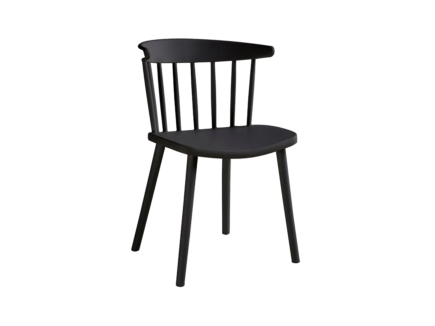 Set de 4 sillas connie  negro para hogar moderno mueble de almacenaje  - Homekit