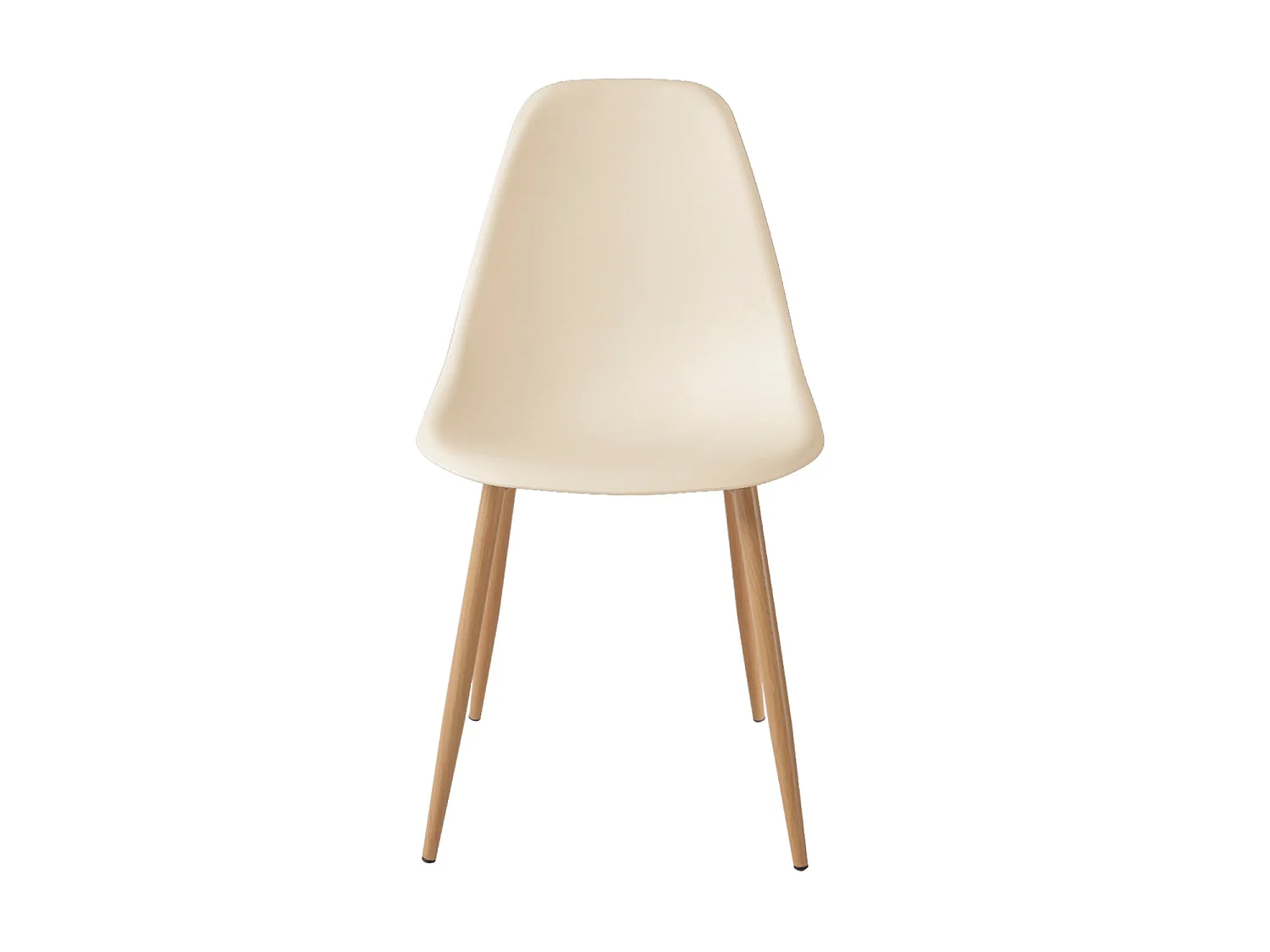 Set de 4 sillas de comedor lena  beige para hogar moderno mueble de almacenaje  - Homekit