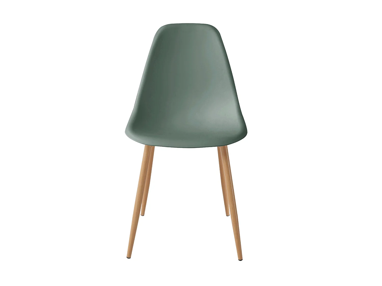 Set de 4 sillas de comedor lena verde  para hogar moderno mueble de almacenaje  - Homekit