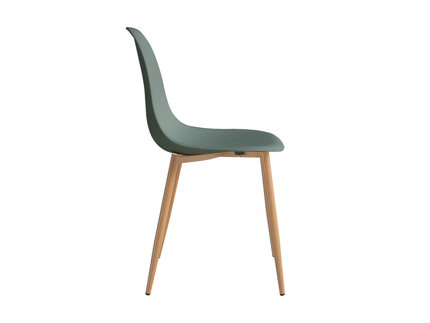 Set de 4 sillas de comedor lena verde  para hogar moderno mueble de almacenaje  - Homekit