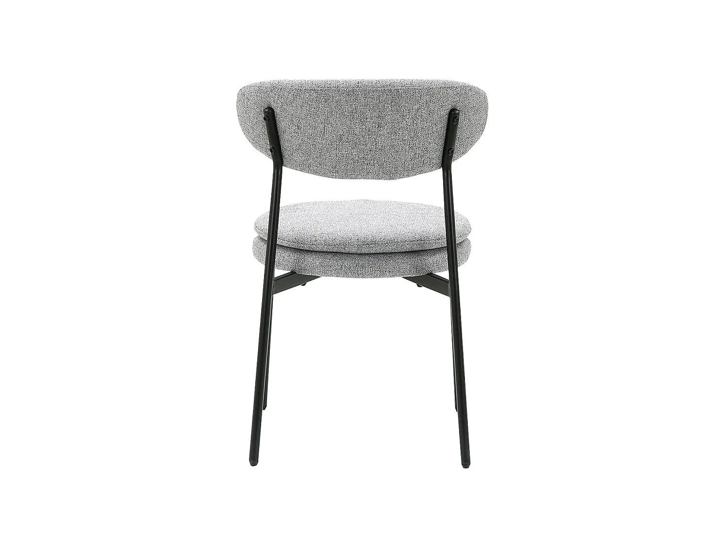 Set de 4 sillas de comedor tapizadas Faith - Color Gris - Homekit
