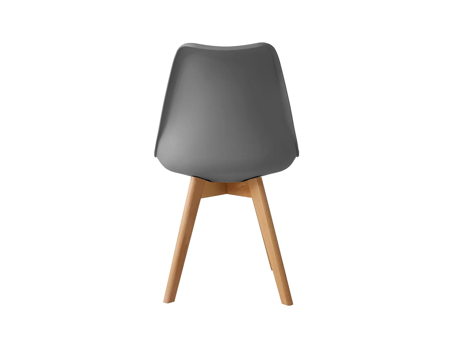 Set de 4 sillas de comedor mavis  gris para hogar moderno mueble de almacenaje  - Homekit