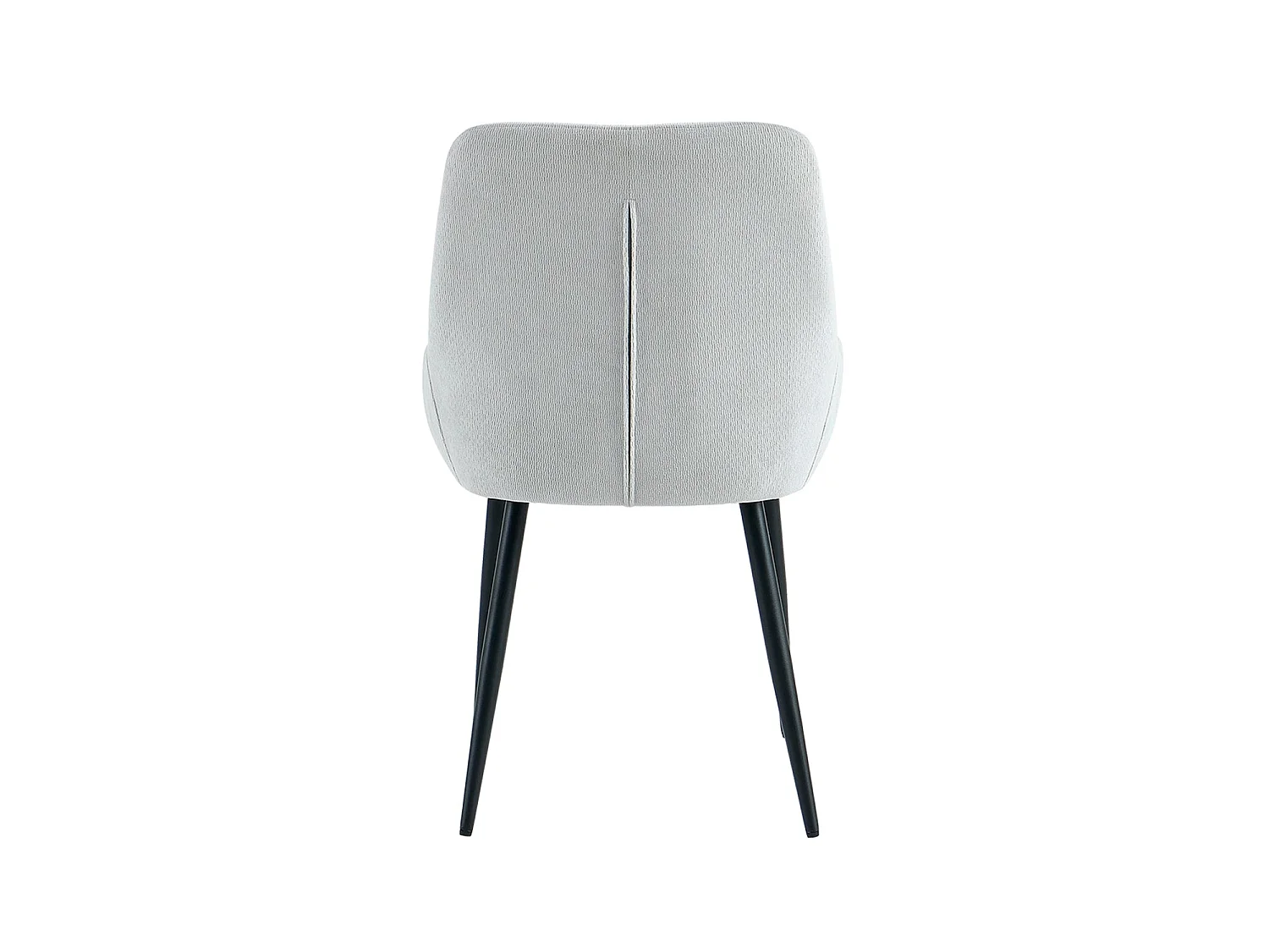 Set de 4 sillas de comedor tapizadas jackie  gris para hogar moderno mueble de almacenaje  - Homekit