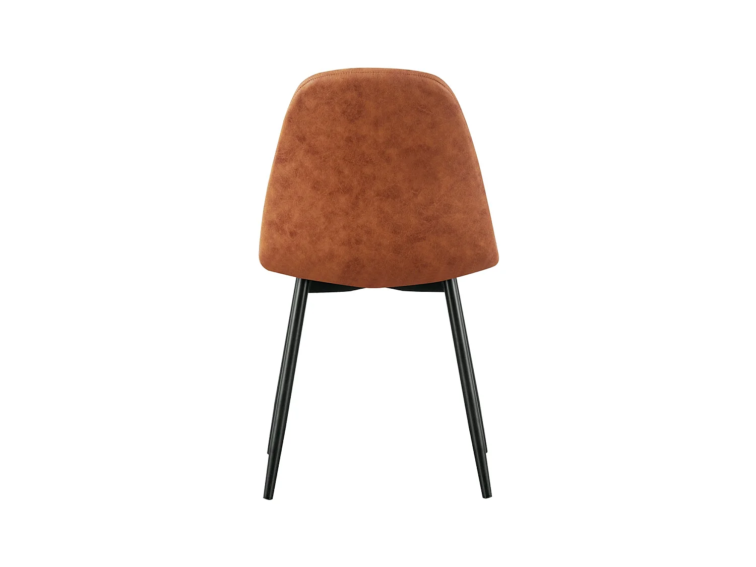 Set de 4 sillas de comedor tapizadas deana marrón  para hogar moderno mueble de almacenaje  - Homekit