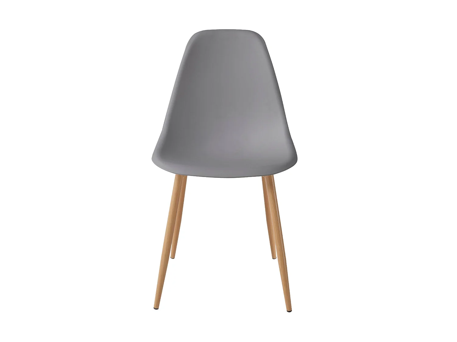 Set de 4 sillas de comedor lena  gris para hogar moderno mueble de almacenaje  - Homekit