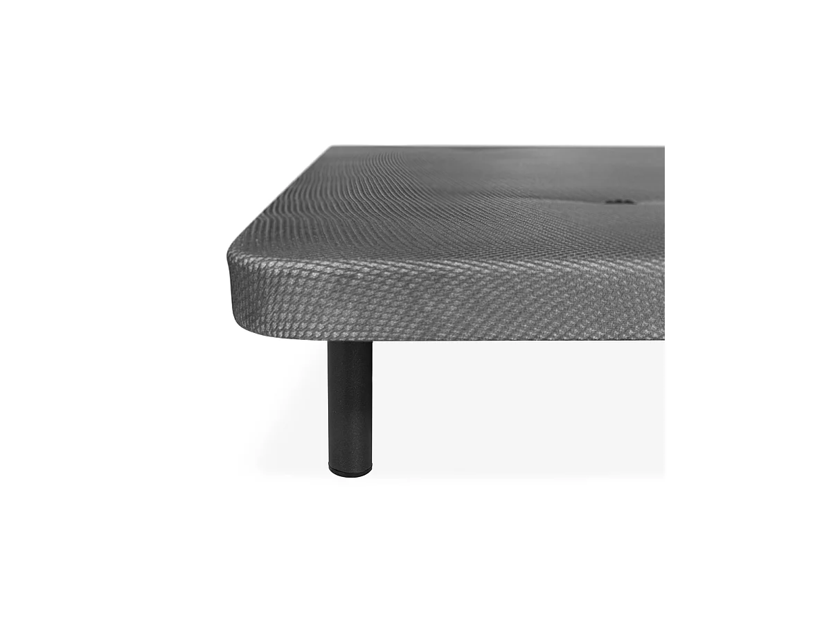 Pack Base tapizada Dollie con Colchón viscoelástico con muelles Aurea 105 x 190cm | Altura 27cm | Firmeza media alta | Tejido Transpirable