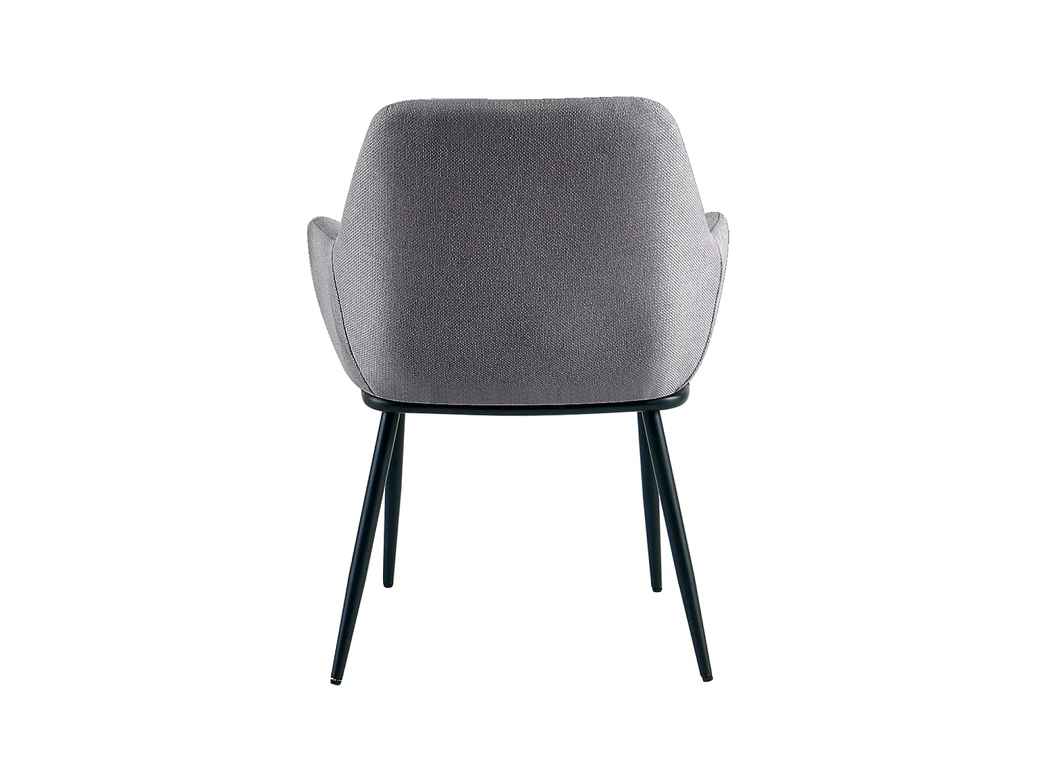 Set de 2 sillas de comedor tapizadas verna  gris para hogar moderno mueble de almacenaje  - Homekit