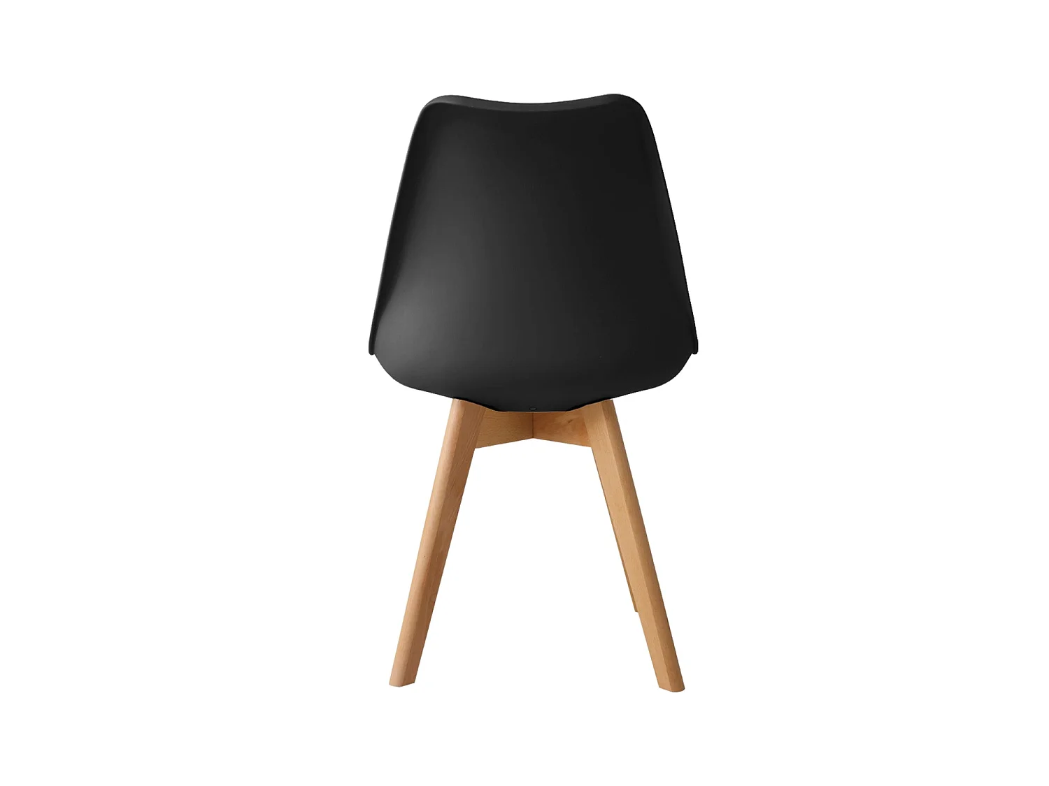Set de 4 sillas de comedor mavis  negro para hogar moderno mueble de almacenaje  - Homekit