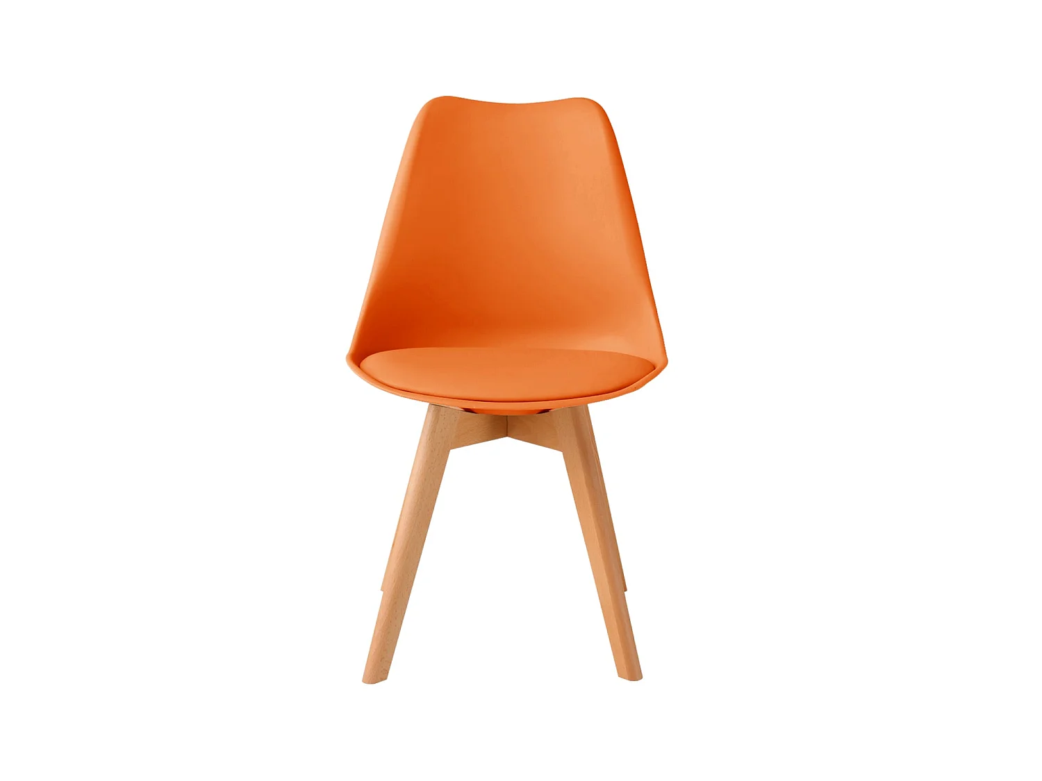 Set de 4 sillas de comedor mavis terracota  para hogar moderno mueble de almacenaje  - Homekit