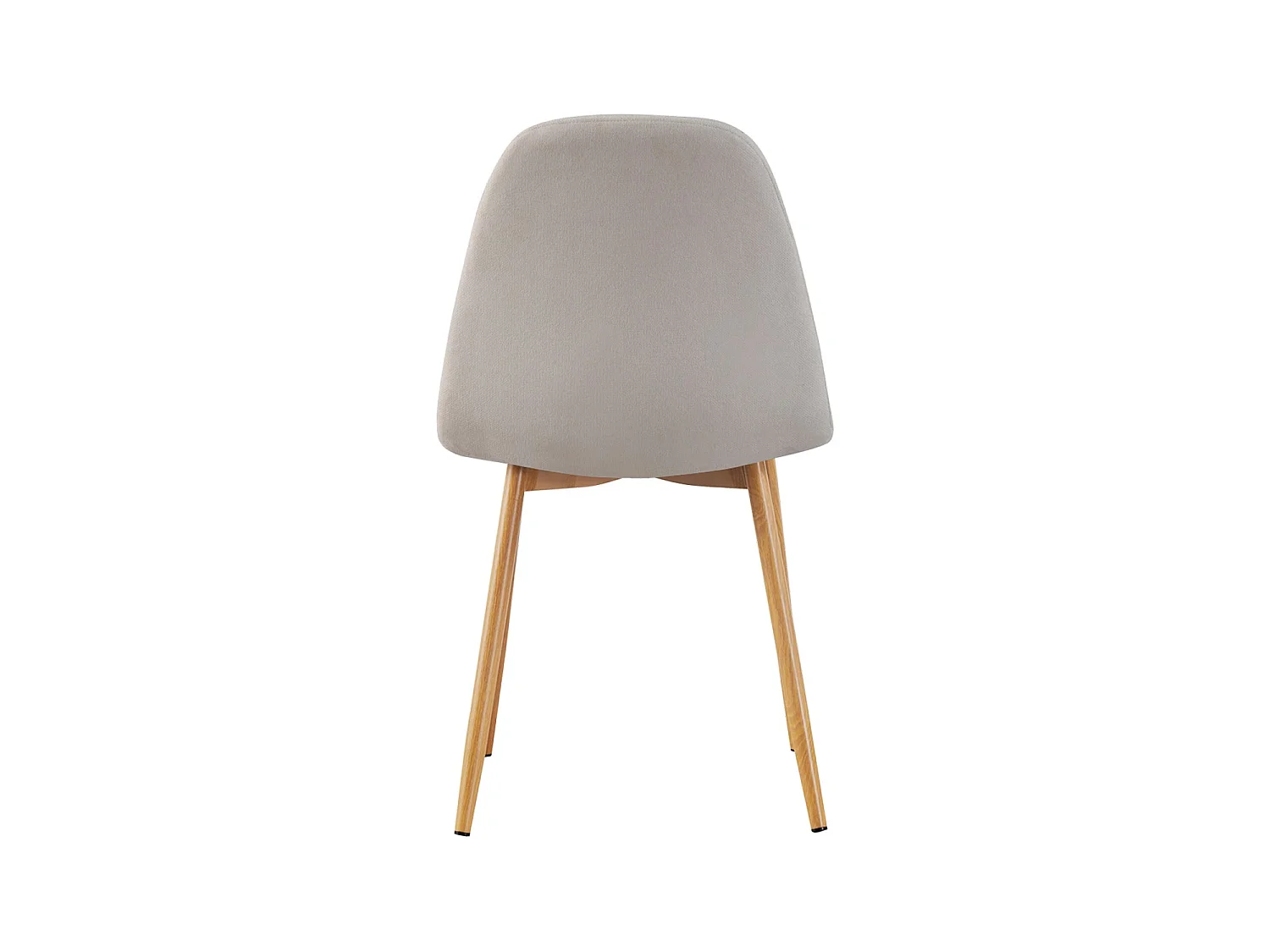 Set de 4 sillas de comedor tapizadas deana  beige para hogar moderno mueble de almacenaje  - Homekit
