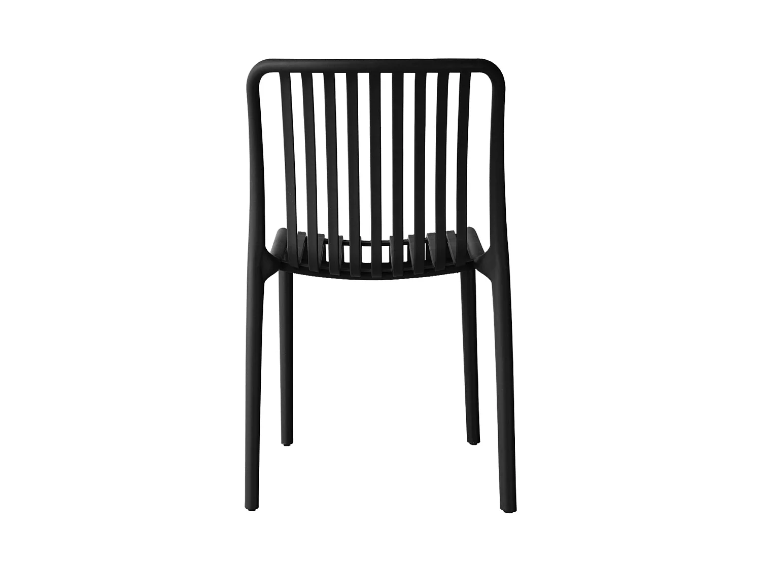 Set de 4 sillas delia  negro para hogar moderno mueble de almacenaje  - Homekit
