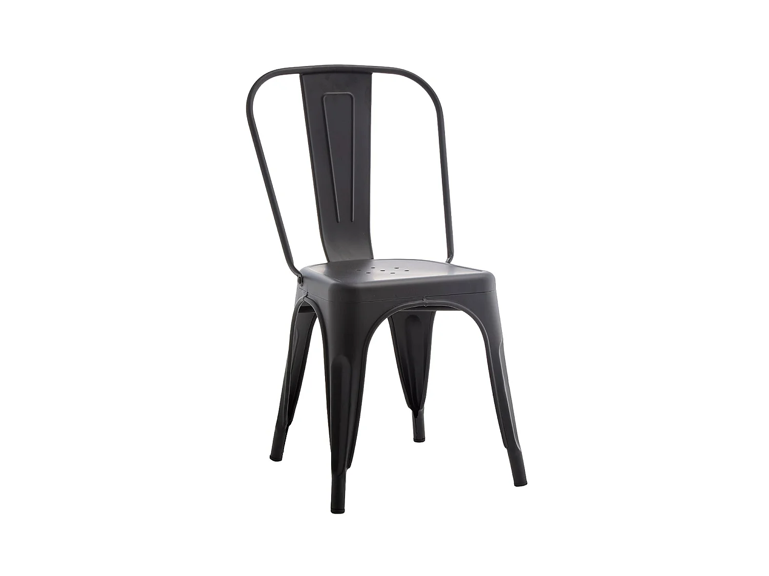 Set de 4 sillas en acero Lessie - Color Negro - Homekit