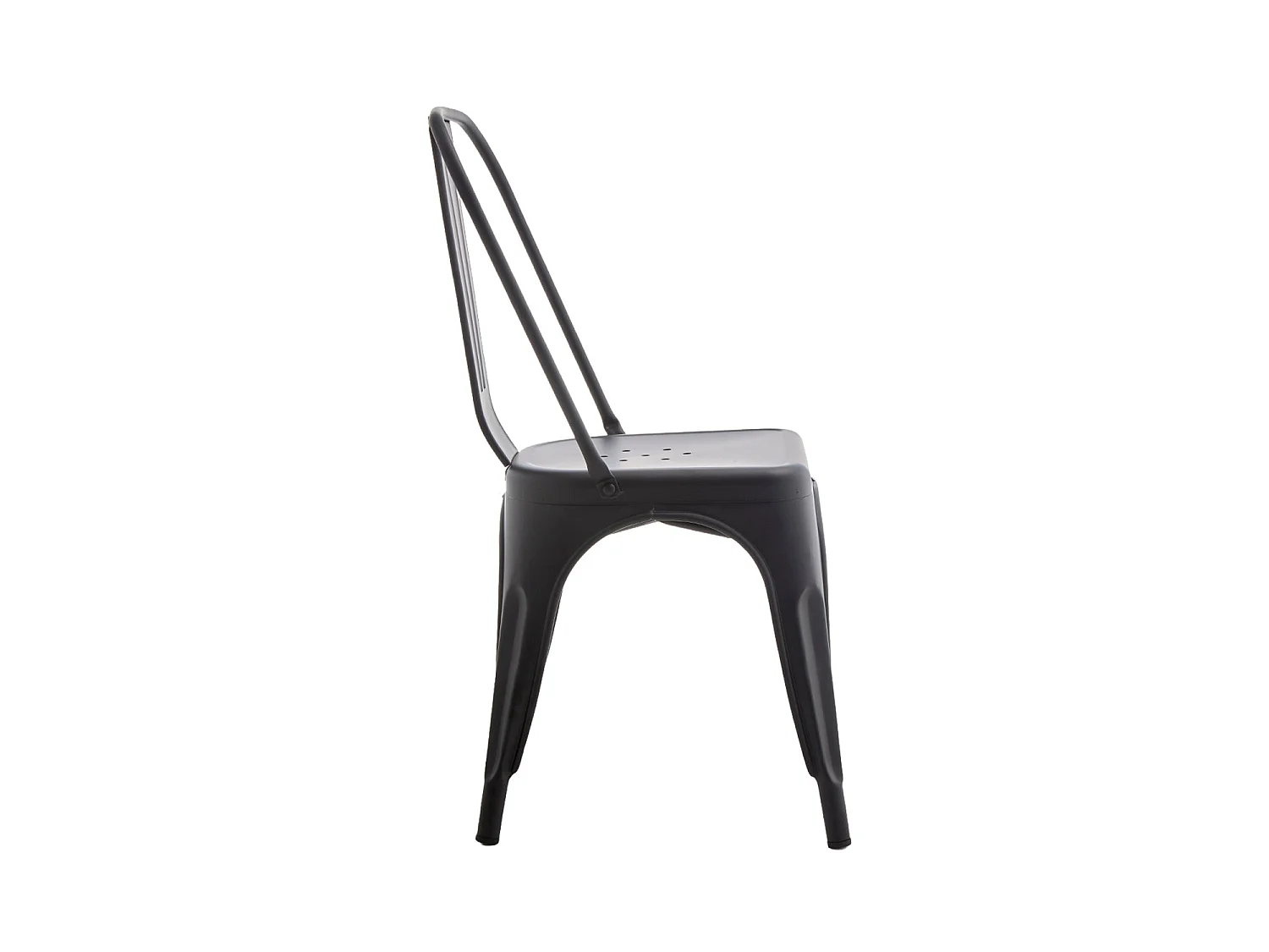 Set de 4 sillas en acero Lessie - Color Negro - Homekit