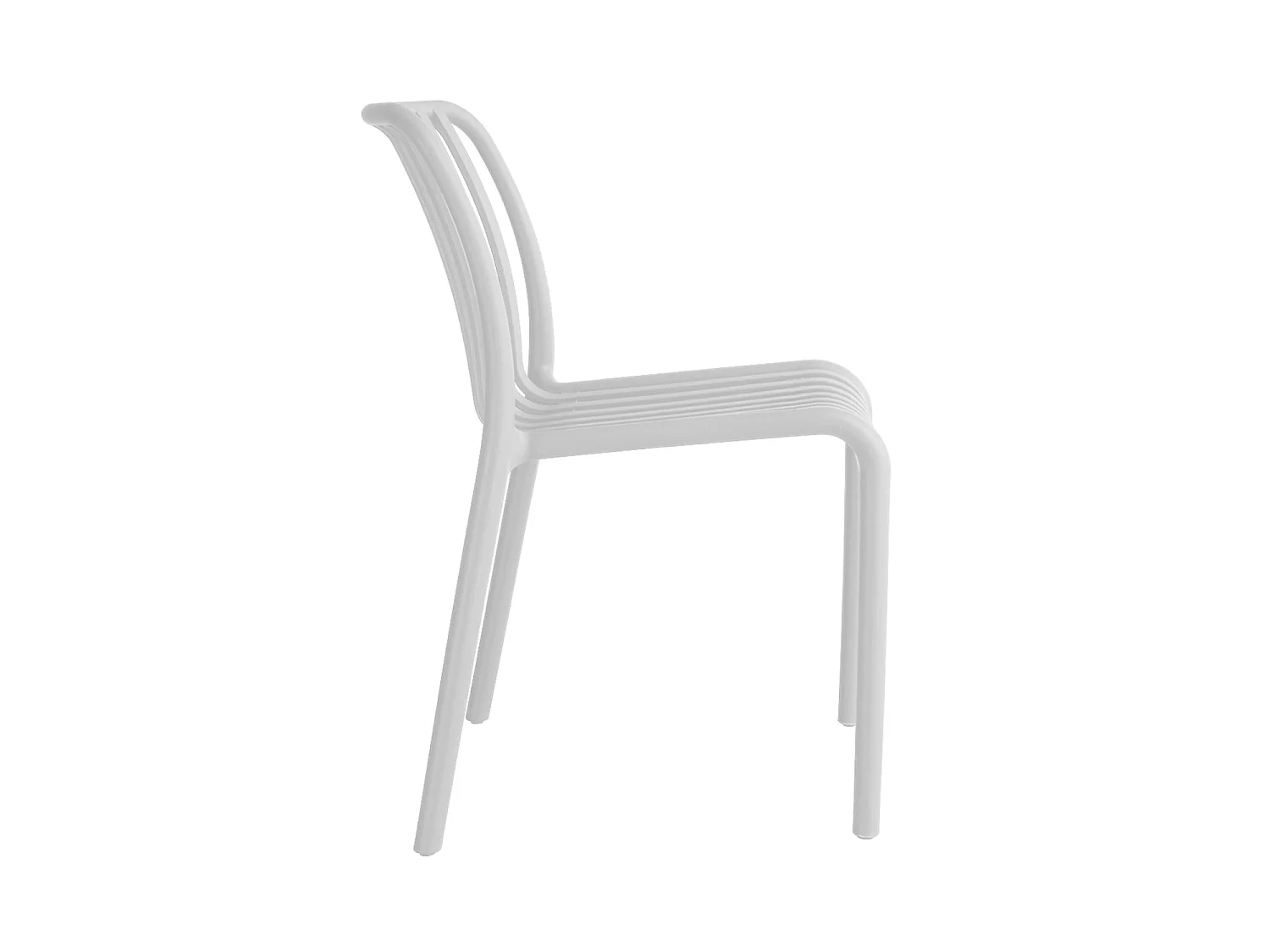 Silla delia  blanco para hogar moderno mueble de almacenaje  - Homekit