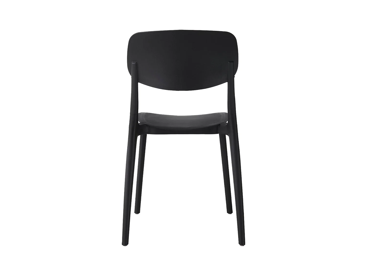 Set de 4 sillas dixie  negro para hogar moderno mueble de almacenaje  - Homekit
