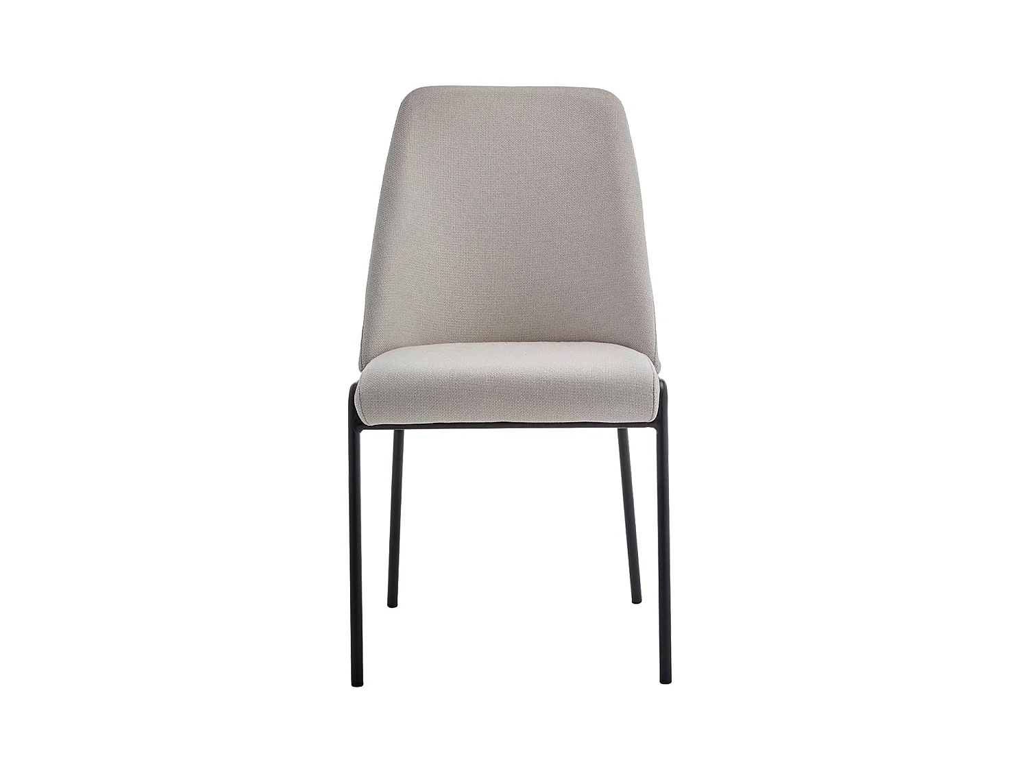 Set de 4 sillas de comedor tapizadas Leola - Color Beige - Homekit