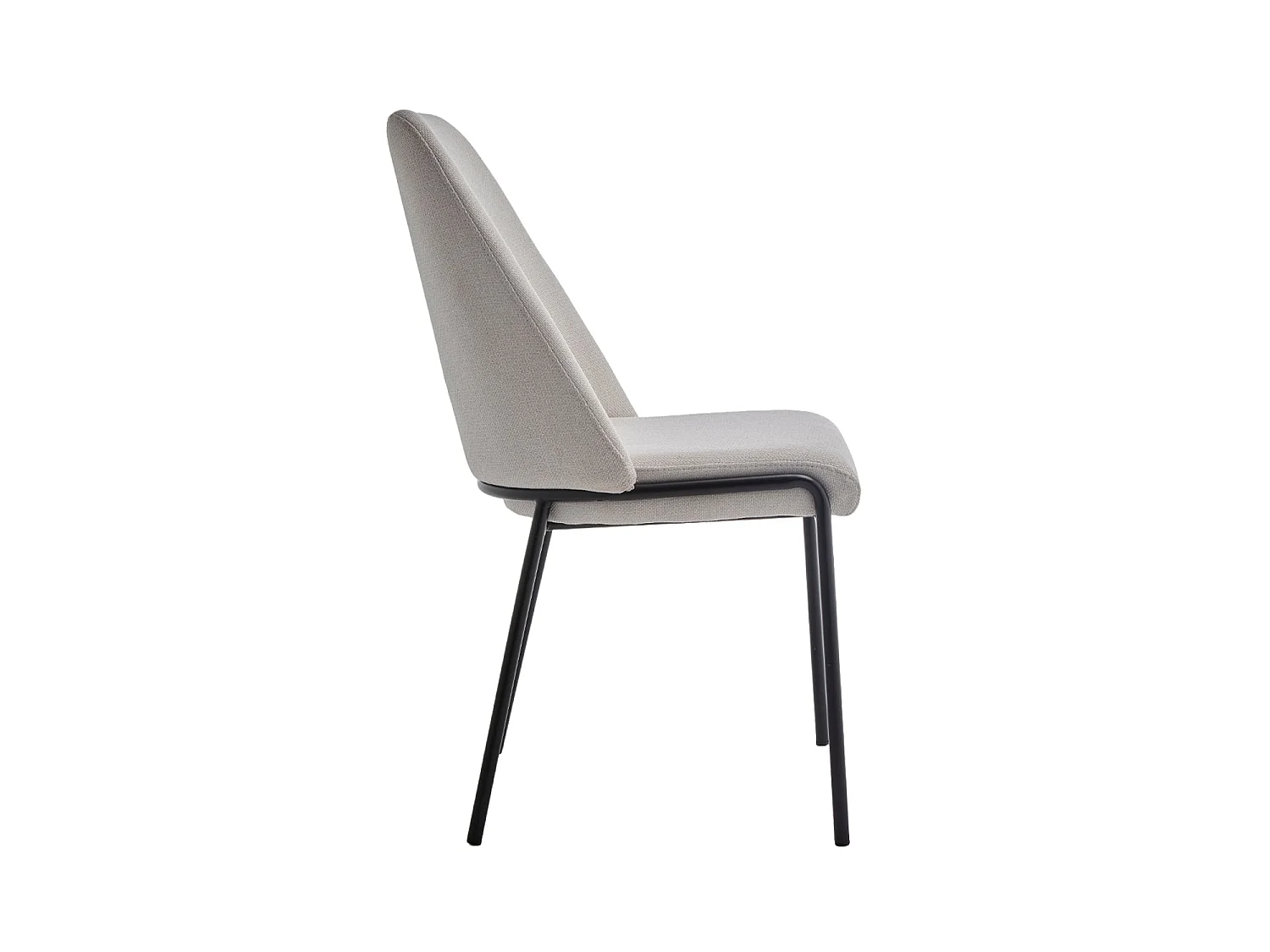 Set de 4 sillas de comedor tapizadas Leola - Color Beige - Homekit