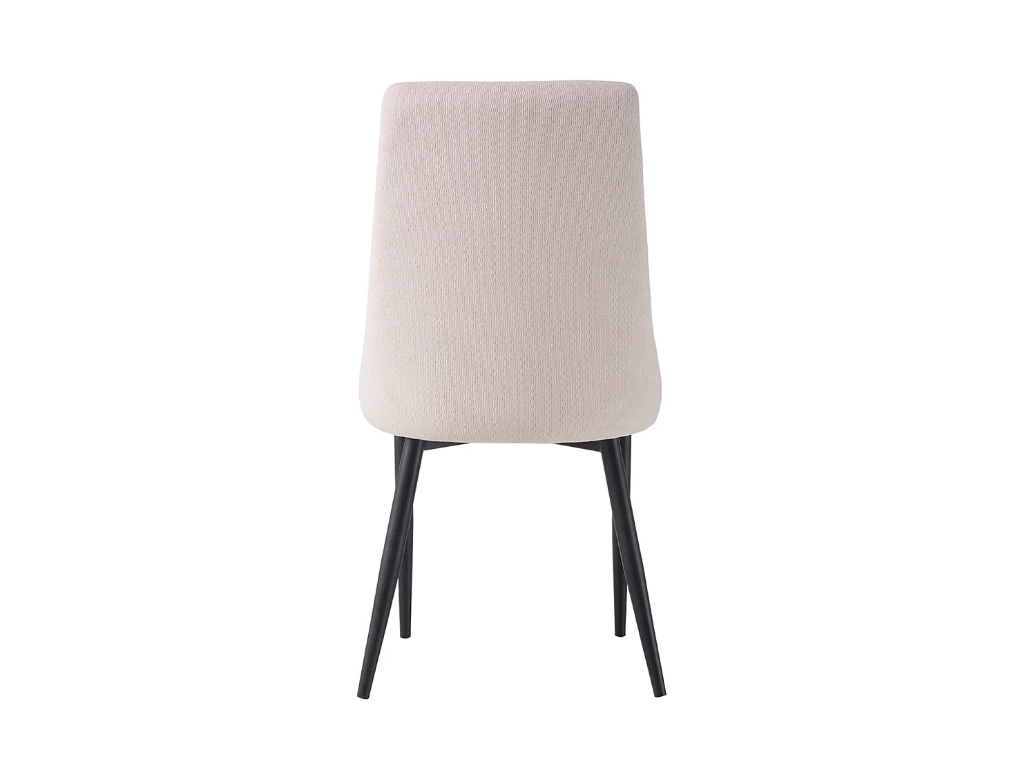 Set de 4 sillas de comedor tapizadas agnes  beige para hogar moderno mueble de almacenaje  - Homekit