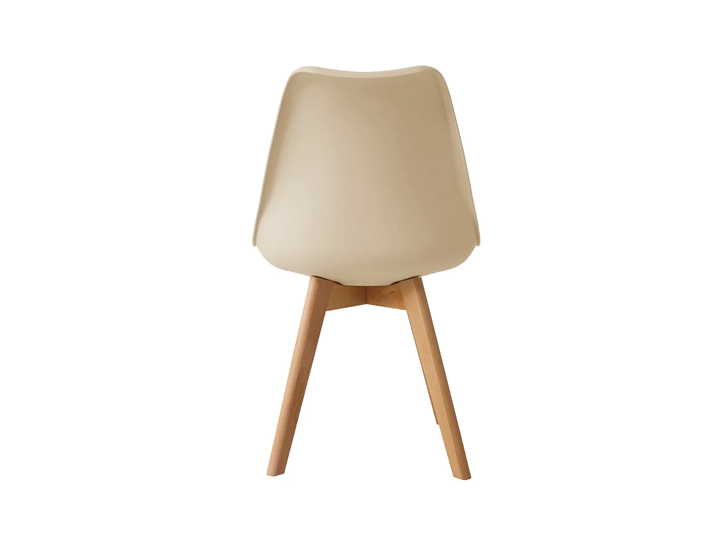 Set de 4 sillas de comedor mavis  beige para hogar moderno mueble de almacenaje  - Homekit