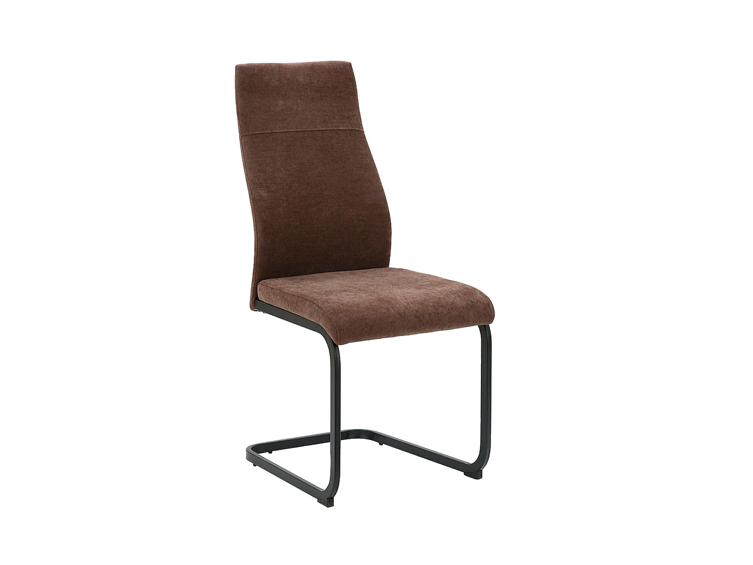 Set de 4 sillas de comedor tapizadas Mae - Color Marrón - Homekit