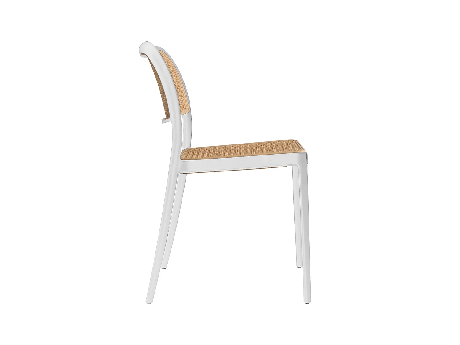 Set de 4 sillas tammy  blanco para hogar moderno mueble de almacenaje  - Homekit