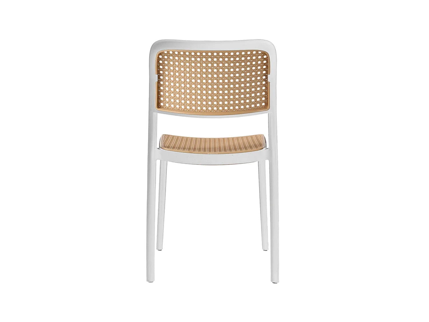 Set de 4 sillas tammy  blanco para hogar moderno mueble de almacenaje  - Homekit
